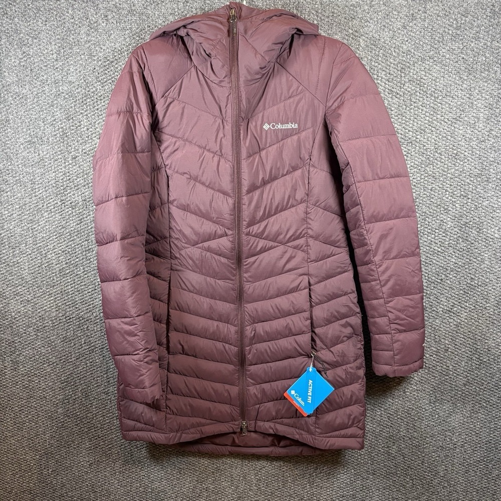 Columbia Women's Sz XS Joy Peak II Mid Jacket Maroon Omni Heat NWT‎ $180 MSRP